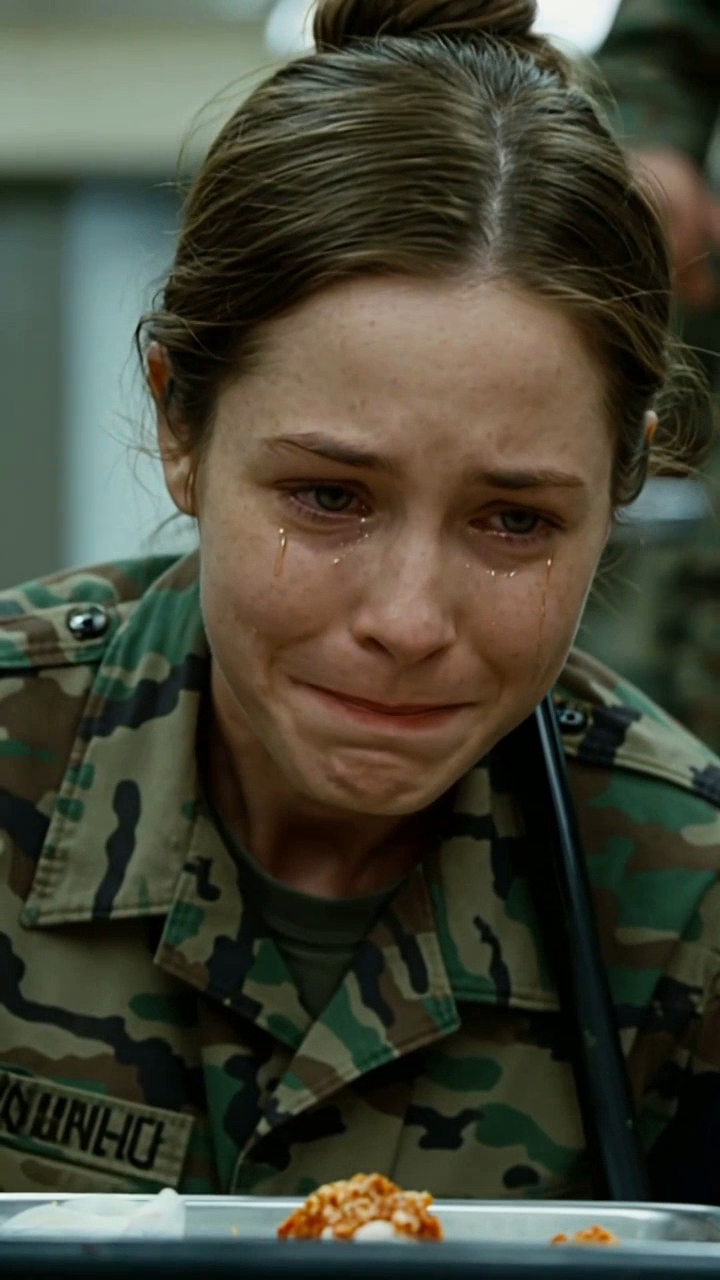 The Sergeant Knocked an Injured Soldier to the Floor—Then the Entire Mess Hall Saw Who Walked In