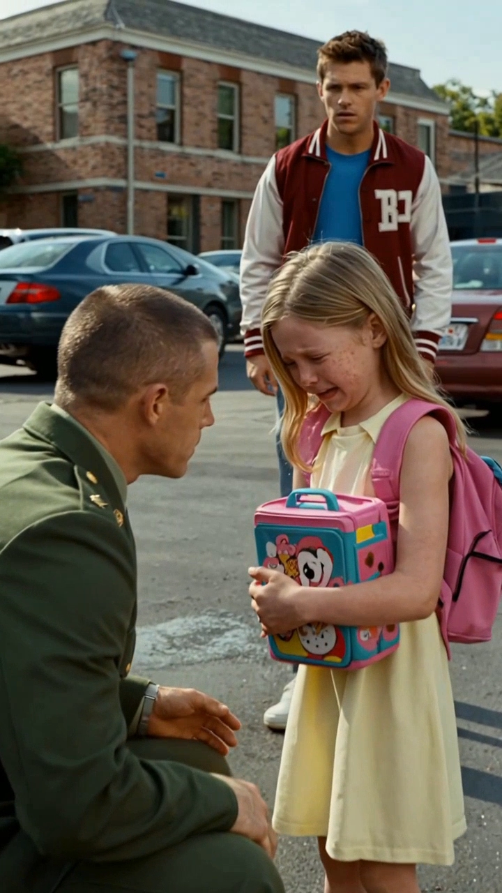 A Teen Bullied a 7-Year-Old for Her Lunchbox—Then the Soldier Stepped Between Them and Recognized His Name