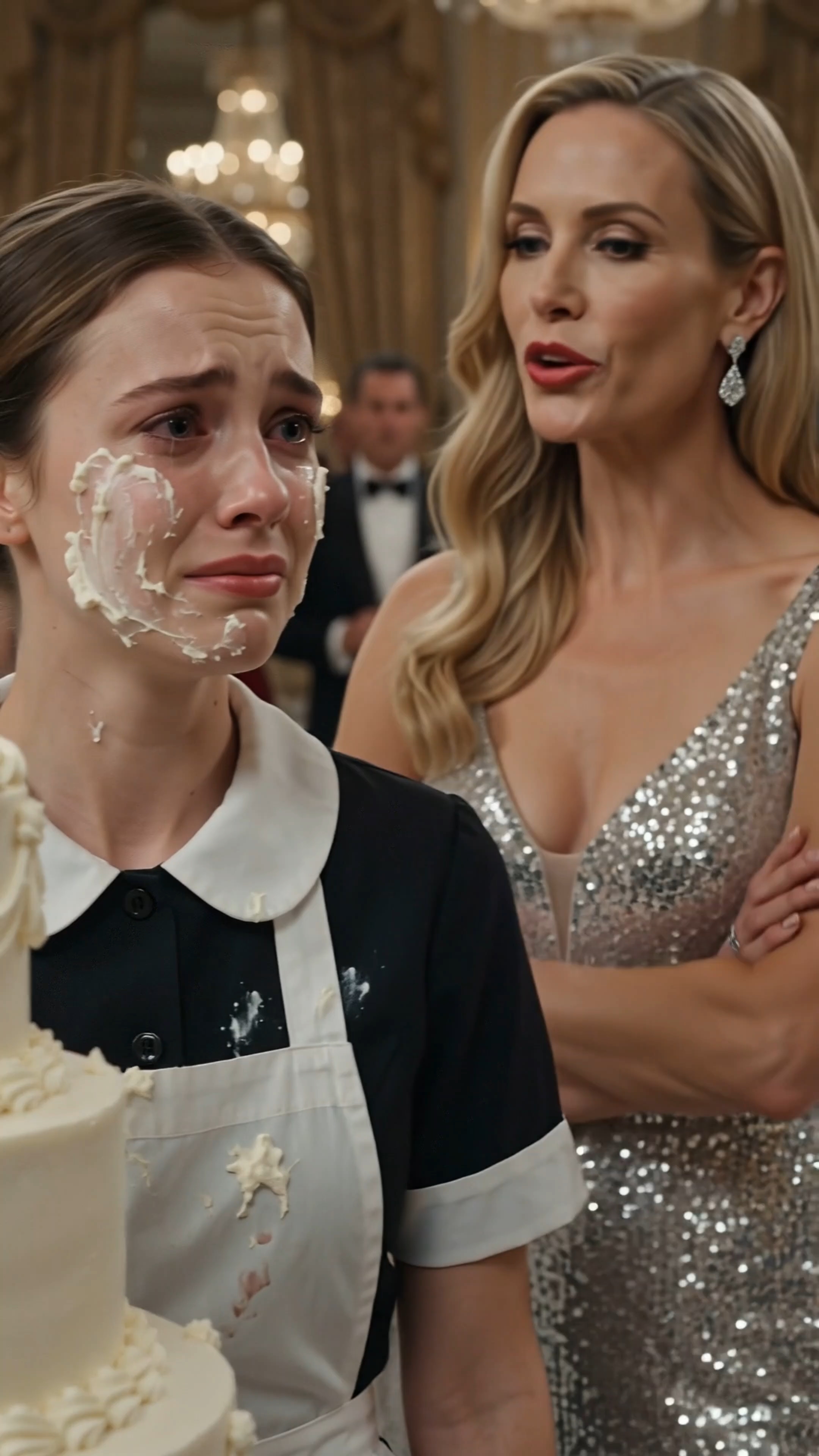 A Socialite Shoved a Waitress Into a $12,000 Cake—Then an Heirloom Ring Silenced the Entire Ballroom