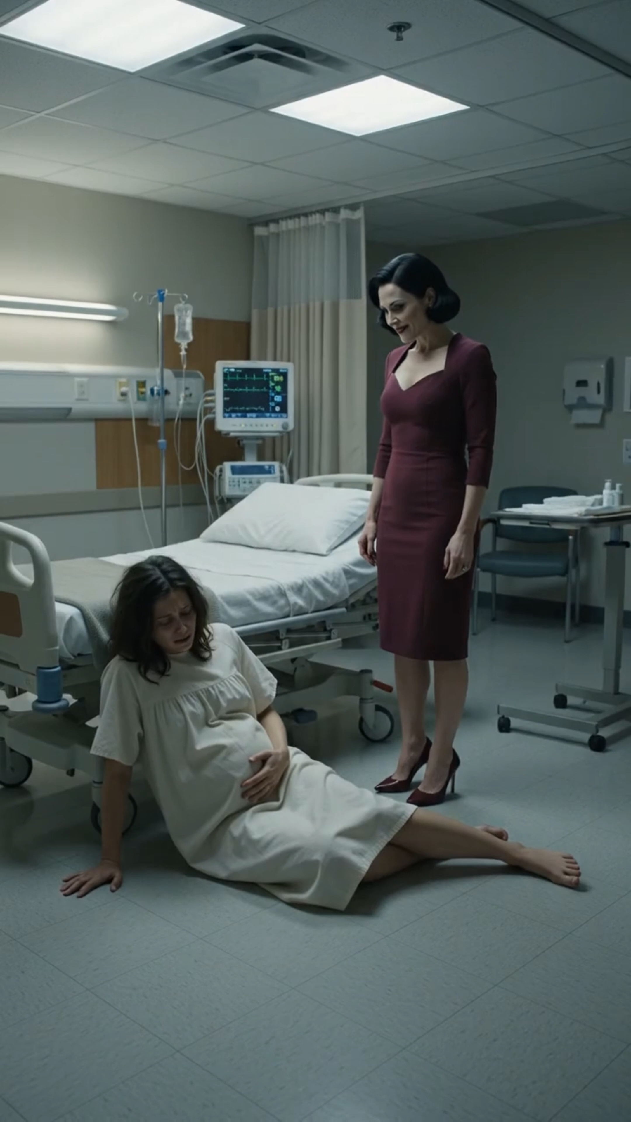 Her Husband Walked Into the Hospital Room—And Froze at What Another Woman Was Doing to His Pregnant Wife