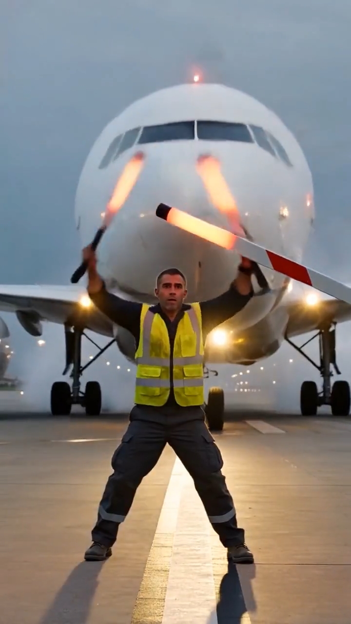 The Heart-Stopping Moment a Fearless Airport Janitor Risked His Life to Block a Massive Commercial Jet on the Tarmac to Save a Child Hidden in the Landing Gear