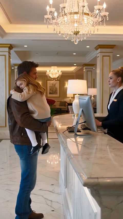 The Hotel Clerk Told the Tired Father to Try a Cheap Motel—Then She Saw His Name on the Presidential Suite