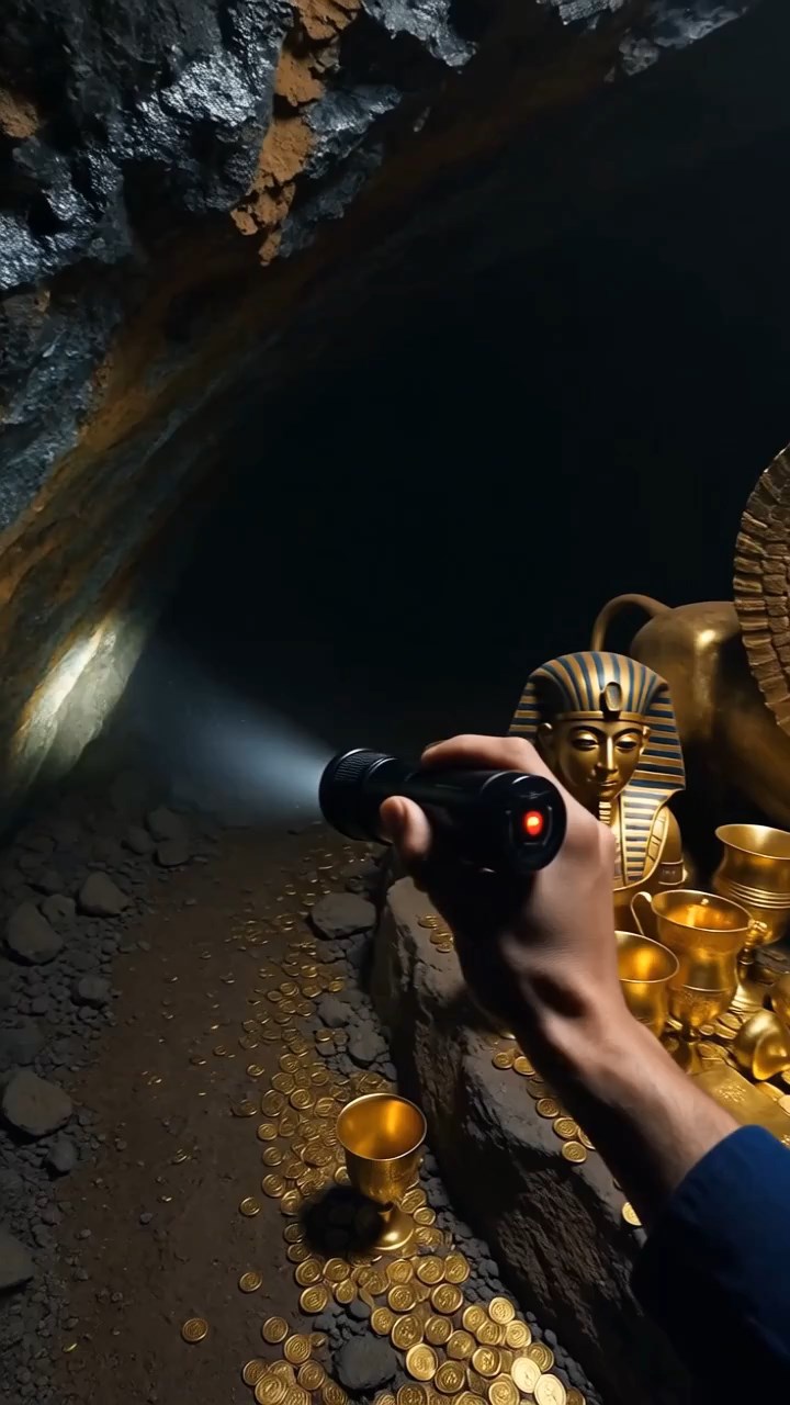 The Flashlight Found the Gold—Then the Cave Sealed Itself Behind Them