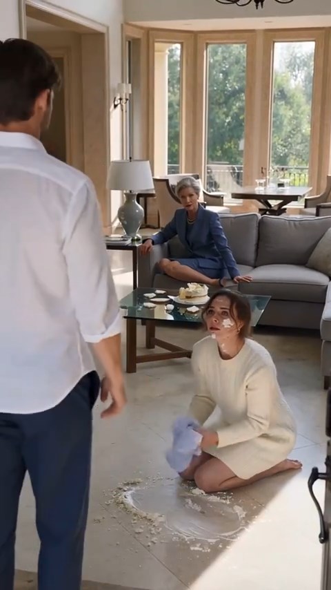 He Came Home With Birthday Flowers—Then Found His Wife on the Floor Cleaning Cake Off Her Face