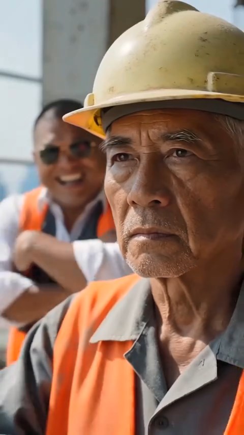 He Fired an Elderly Janitor and Kicked His Lunch Across the Construction Site—Then Three Black Limousines Arrived