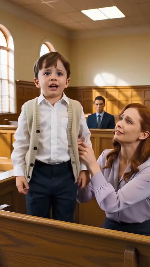 “MY MOM ISN’T LYING!” — The 7-Year-Old Stood Up in Court, and One Crumpled Piece of Paper Changed Everything