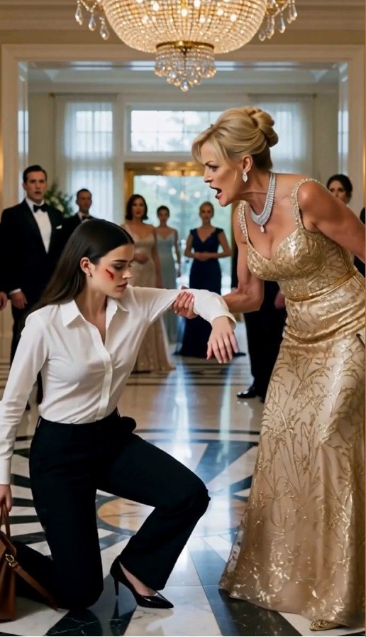 She Dragged a “Nobody” Across the Hotel Lobby—Then the Bleeding Woman Stood Up and Said, “I Own This Hotel.”