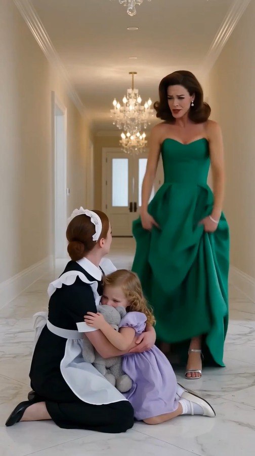 Billionaire Came Home Early and Saw His Wife About to Kick His Little Girl—What He Did Next Silenced the Entire Mansion