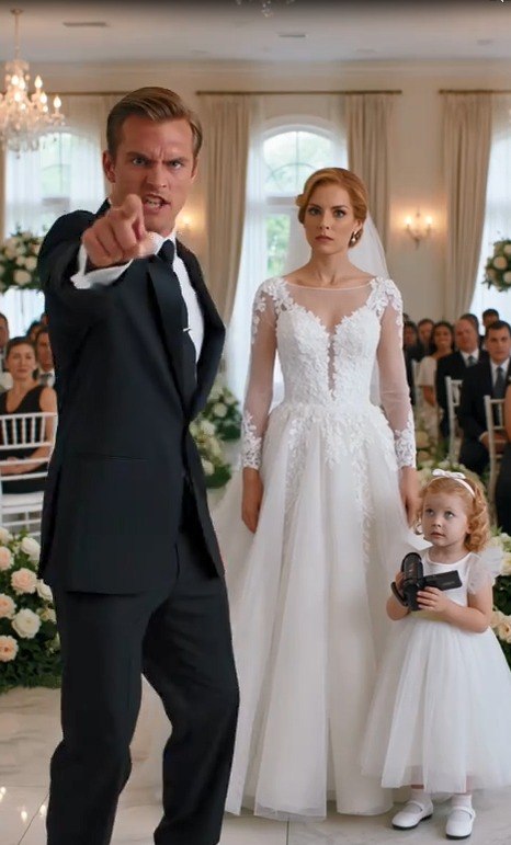 A Flower Girl Interrupted the Wedding With One Tiny Camera—Then the Groom Begged Everyone to Turn It Off