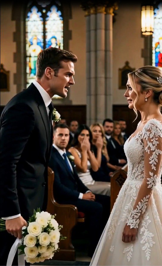 He Humiliated His Bride at the Altar—Then Her Billionaire Father Walked Through the Church Doors