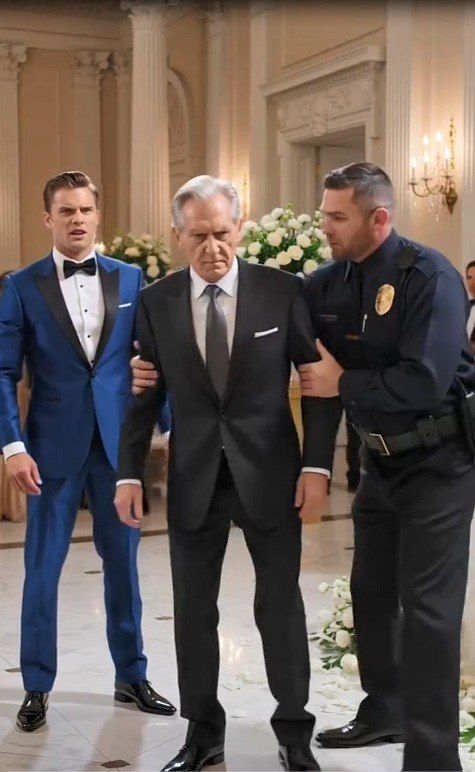Arrogant Employee Shoves an “Old Gardener” at a Billionaire Gala—Then Security Calls Him “Mr. President”