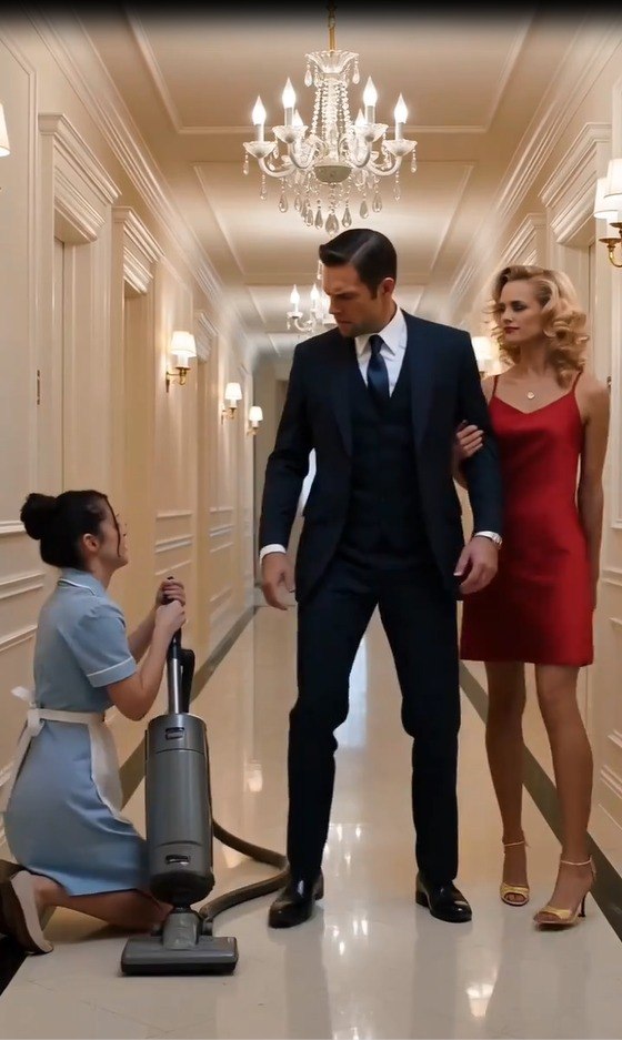Billionaire Tripped Over a Maid’s Vacuum—Then He Saw Her Face and Whispered, “Claire?”