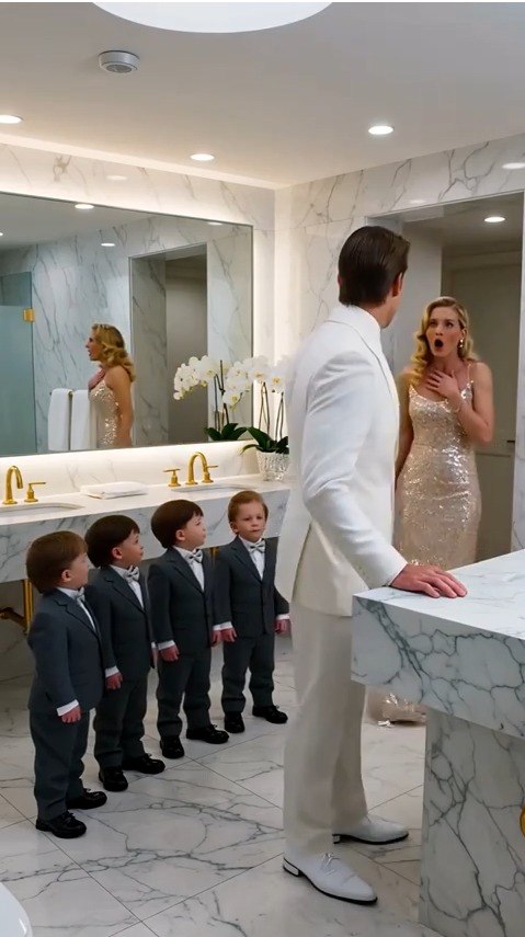 He Met Four Identical Boys Minutes Before His Engagement — Then His Fiancée Went Pale
