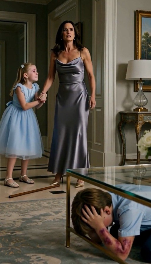 His Daughter Screamed “Dad, Help Us!”—Then the Billionaire Saw Who Was Hiding Under the Table