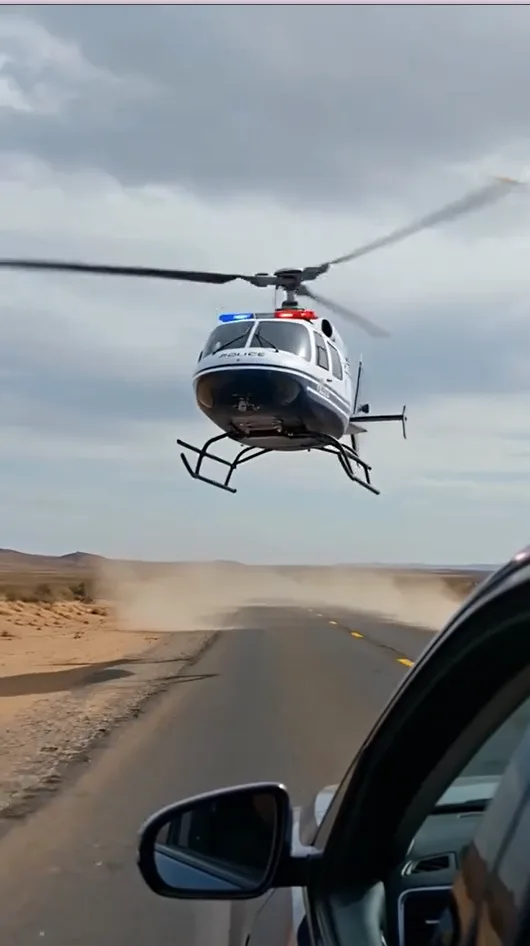 A Police Helicopter Fell Beside Their Car—Then It Transformed Into Something the Government Never Wanted Them to See
