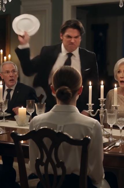 HE SLAPPED HIS WIFE AT DINNER—THEN SHE MADE ONE PHONE CALL AND SAID, “DAD.”