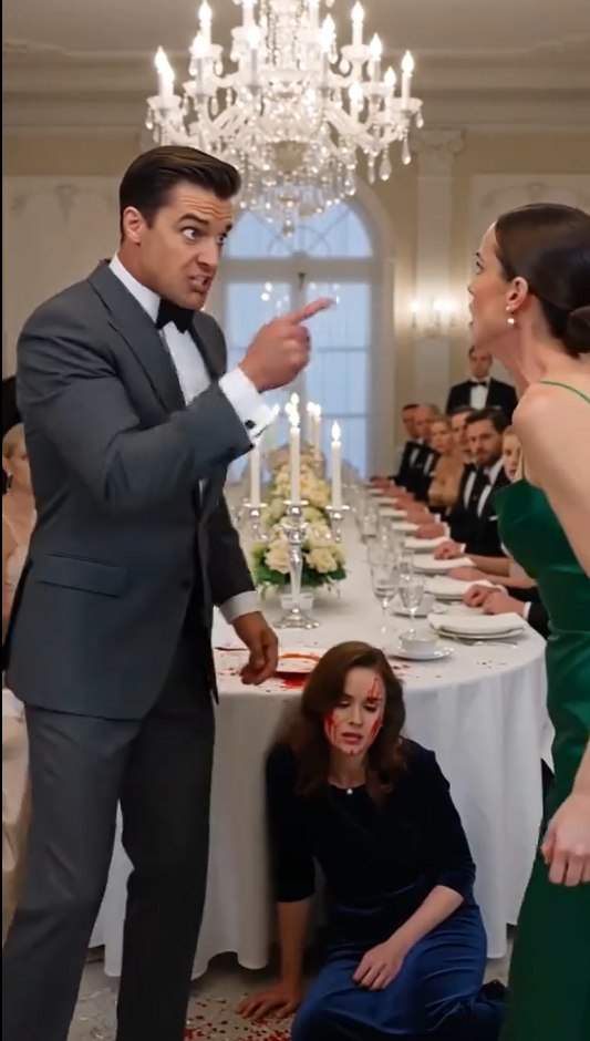 She Smashed a Plate Into a Woman’s Face at Dinner—Then Her Husband Shouted, “She Owns This Entire Estate!”