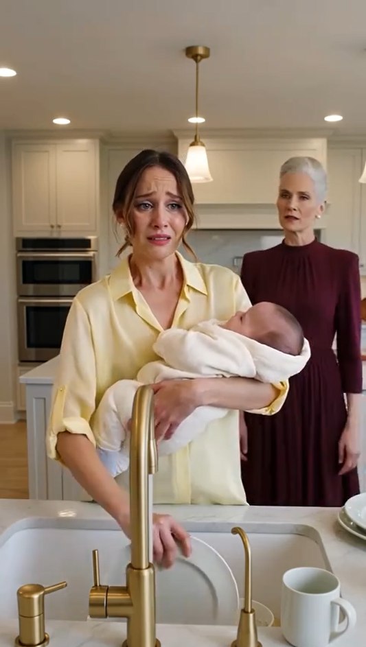 His Mother Made His Exhausted Wife Wash Dishes With a Newborn—Then He Canceled the $3,000 She Never Thought She’d Lose