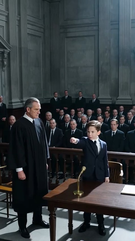 “STOP BLAMING HER!”—A Boy Interrupted the Trial, Pointed Across the Courtroom, and Exposed the Hand That Pushed His Grandfather
