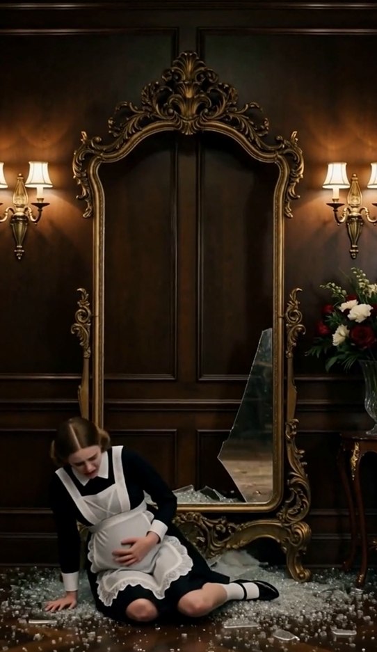 The Pregnant Maid Was Thrown Through a Mirror—Then the Billionaire Recognized the Drawing in Her Hand