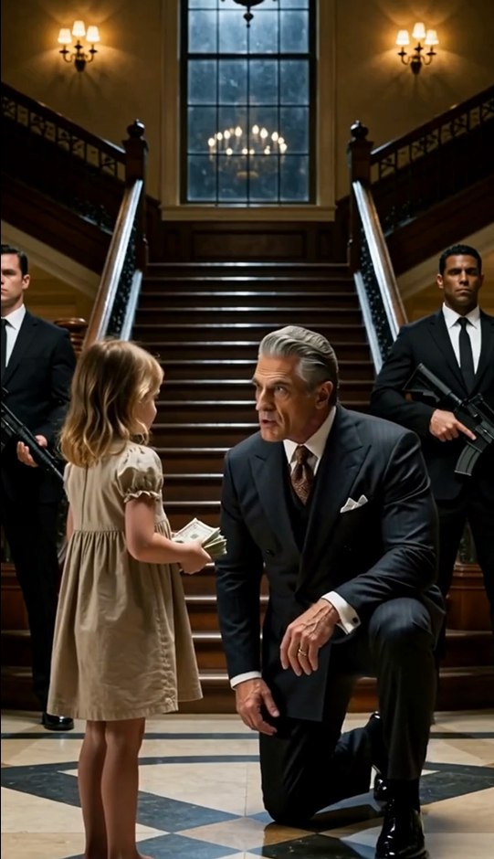 The Mafia Boss Asked the Barefoot Girl Her Name—Her Answer Made Every Armed Guard Reach for His Gun
