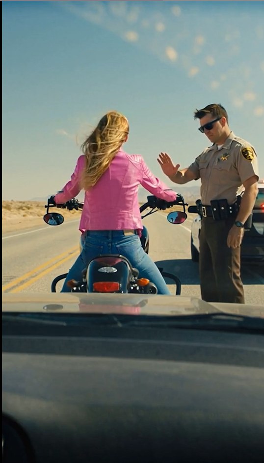 The Blonde Biker Humiliated a Cop and Vanished Into the Desert—Then He Saw the Blood on Her Sleeve
