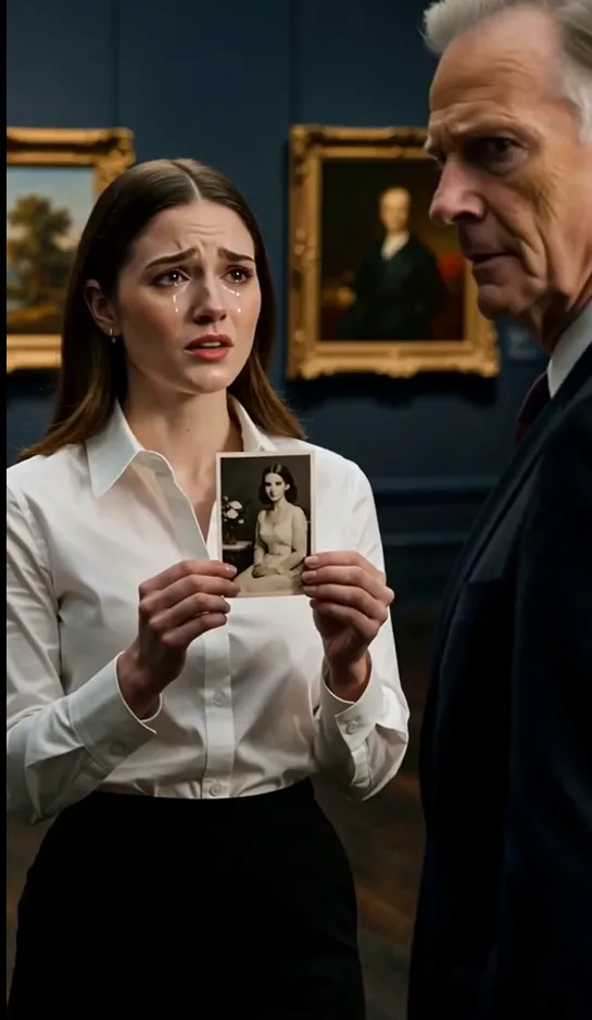 A Gallery Waitress Found Her Mother’s Photo in a Billionaire’s Wallet—His Next Words Silenced the Entire Room