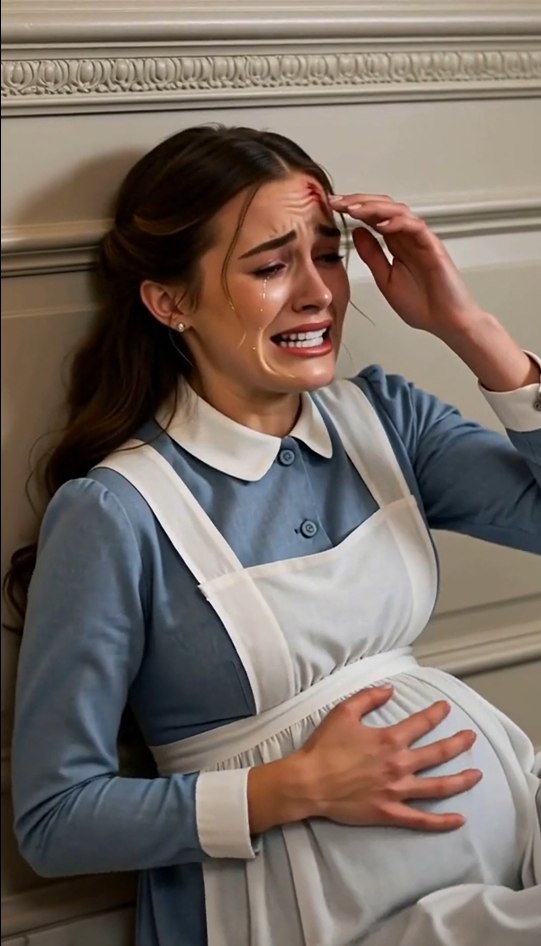 She Pushed the Pregnant Maid to the Marble Floor—Then the Billionaire’s Bodyguard Grabbed Her Wrist
