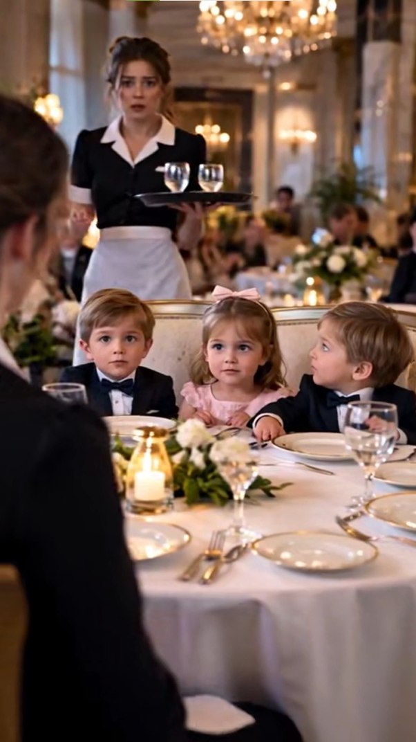Three Children Suddenly Called a Waitress “Mama” — Then Their Billionaire Father Saw the Photograph