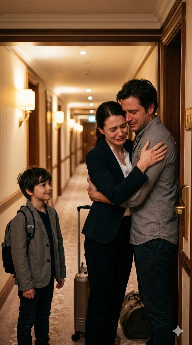 A BOY SAW A NECKLACE IN A HOTEL LOBBY. WHAT HE SAID NEXT MADE HER FREEZE. 💔