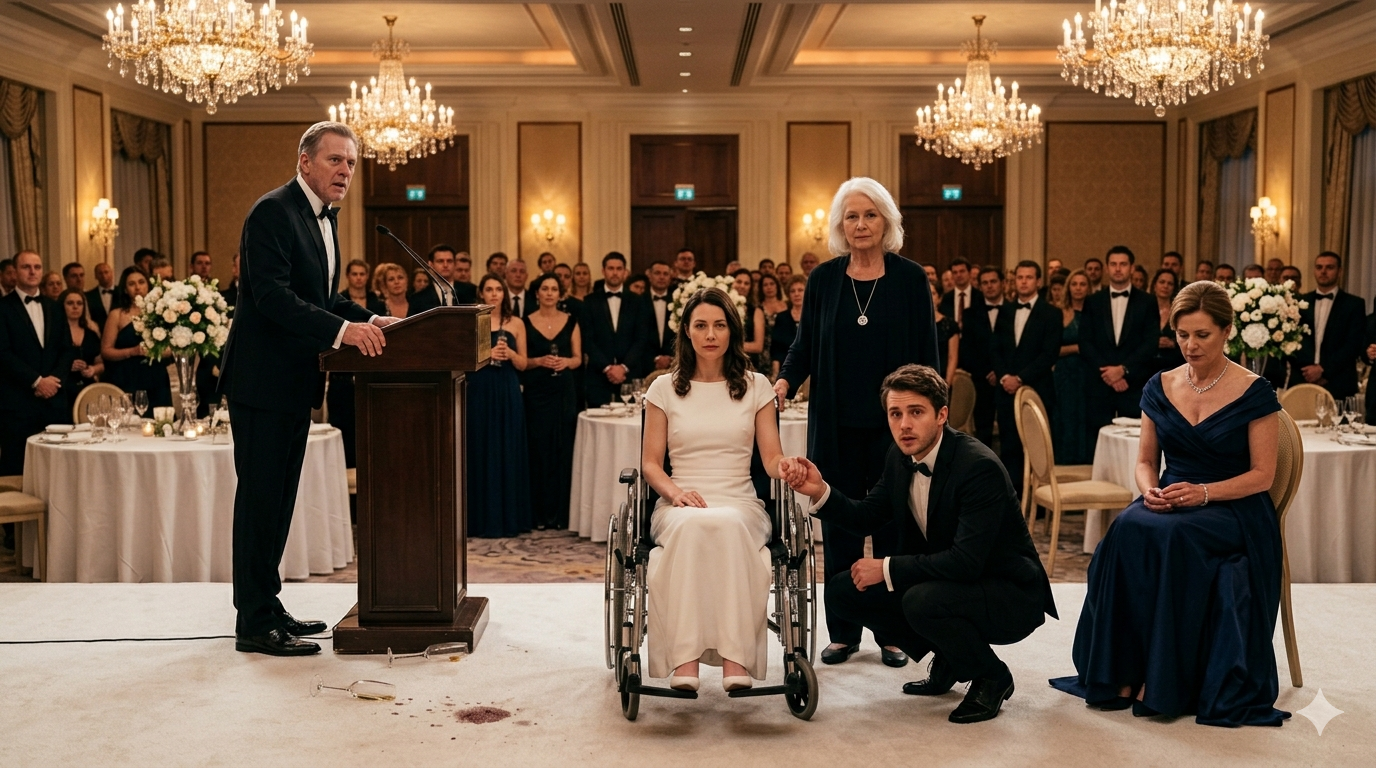HER PARENTS ANNOUNCED THEIR HEIR TONIGHT. THEY DIDN'T EXPECT WHO WALKED THROUGH THE DOOR. 💔