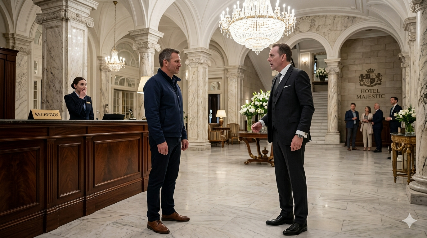 THE SCRUFFY MAN WHO WALKED INTO A 5-STAR HOTEL AND ASKED FOR THE PRESIDENTIAL SUITE 😏