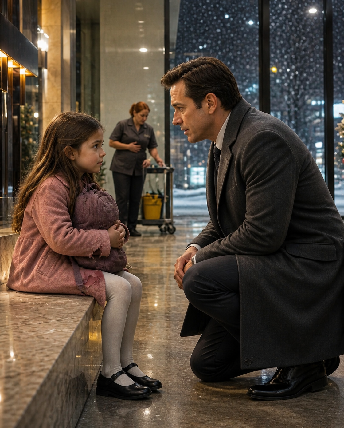 "My Mommy Is Sick, But She Still Works…" — The Little Girl Whispered, And The CEO Couldn't Stay Silent.