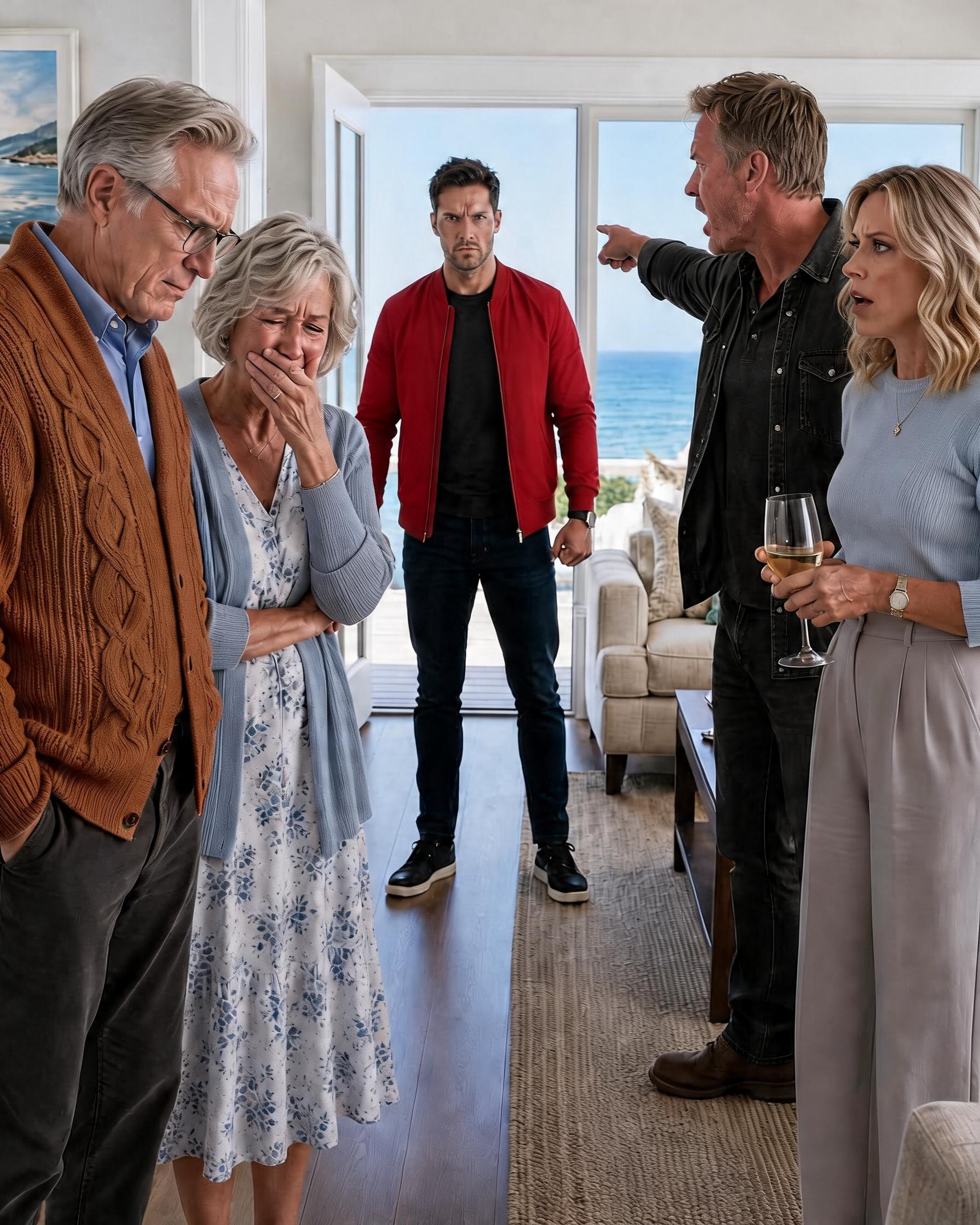 I bought my parents a $425,000 seaside mansion for their 50th anniversary, but when I arrived, my mother was crying and my father was shaking