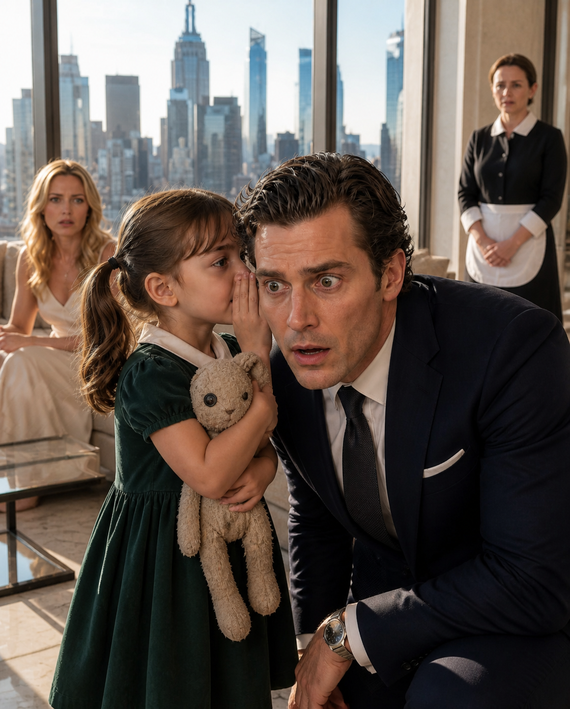 “She Said I’m Dirty…” the Maid’s Toddler Whispered — The Billionaire Fast Turned Toward His Fiancée