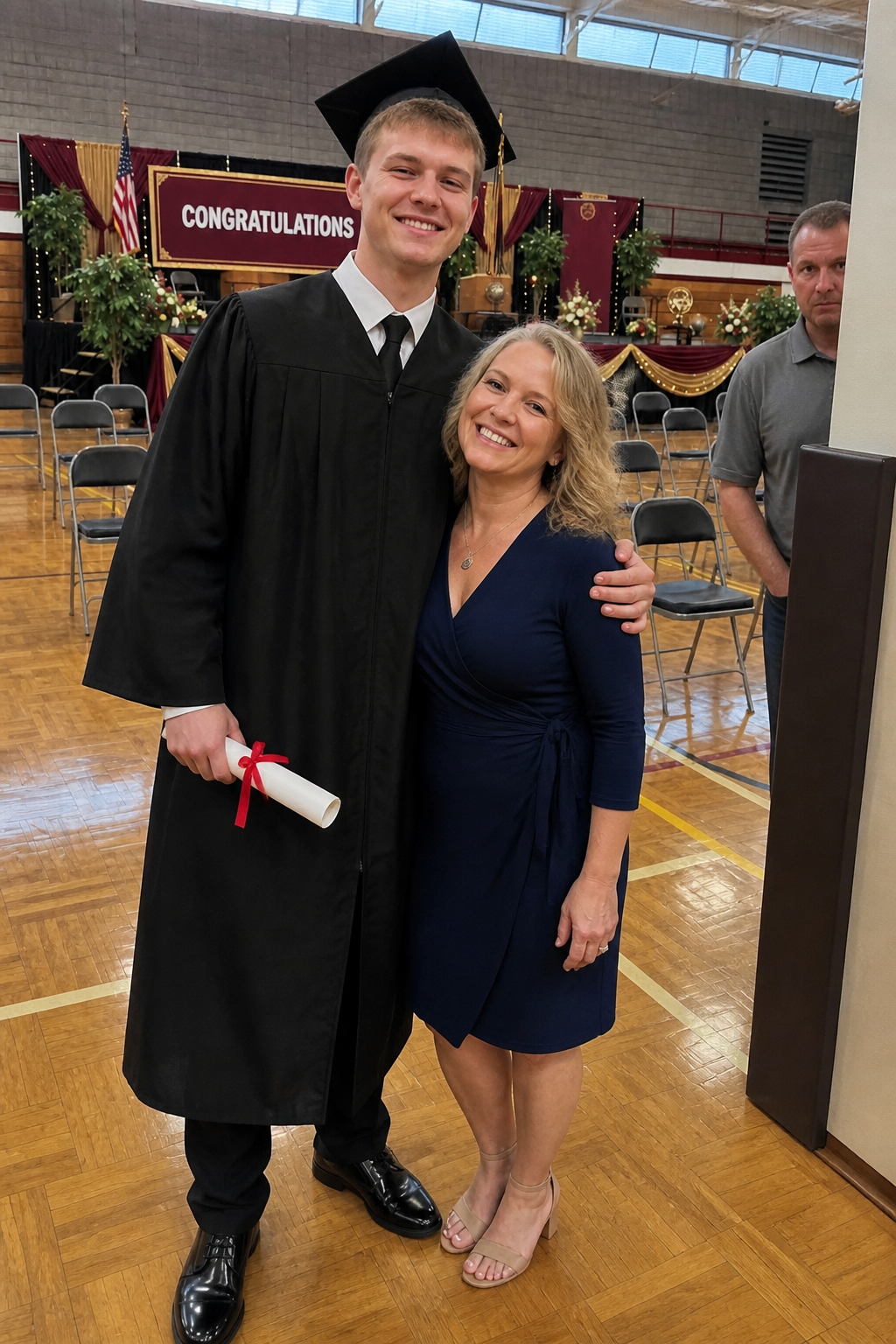 My mom raised me on her own and always told me my father had abandoned us before I was even born