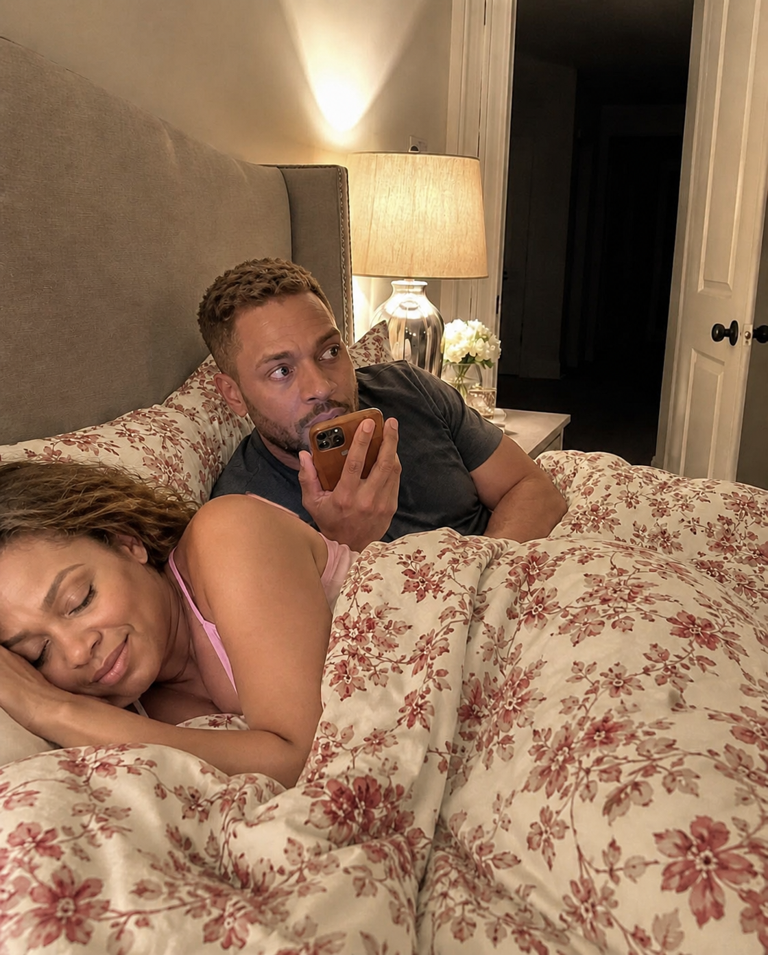 Last night, I heard my husband giving my PIN to his mother while I was asleep