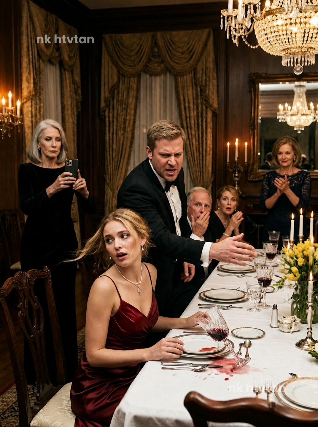 AT A FAMILY DINNER, I WATCHED MY SON-IN-LAW HIT MY DAUGHTER THREE TIMES AND PUSH HER BACK WHILE HIS MOTHER SMILED AND SAID, "GOOD. THAT'S HOW SHE LEARNS."