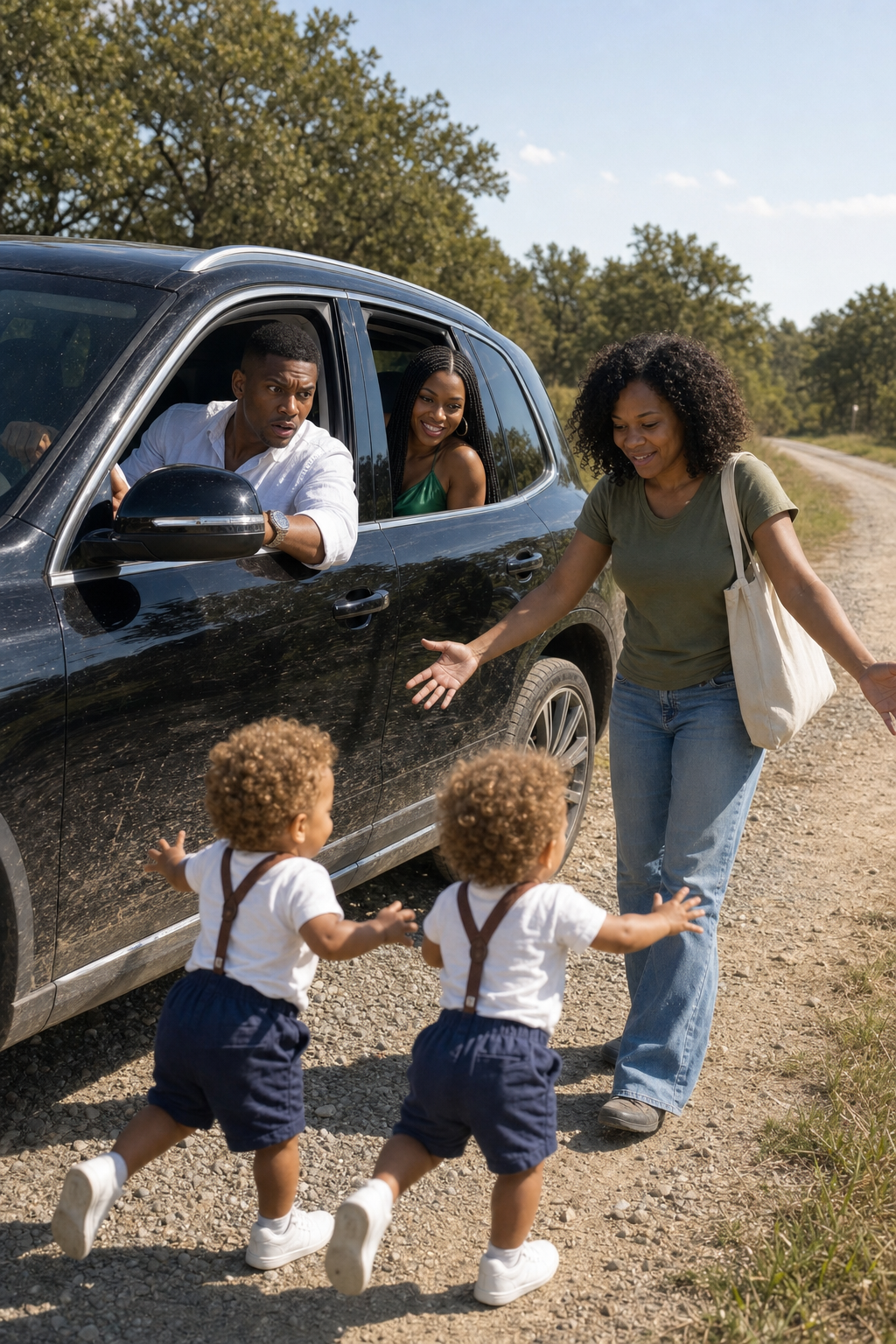 A CEO Mocked His Ex-Wife for Walking a Rural Road With Twin Babies