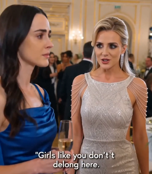 She cut the dress