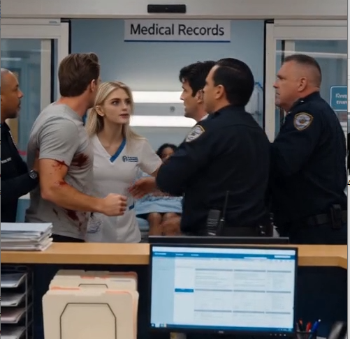 He carried a stranger to the hospital. The man's family showed up swinging.