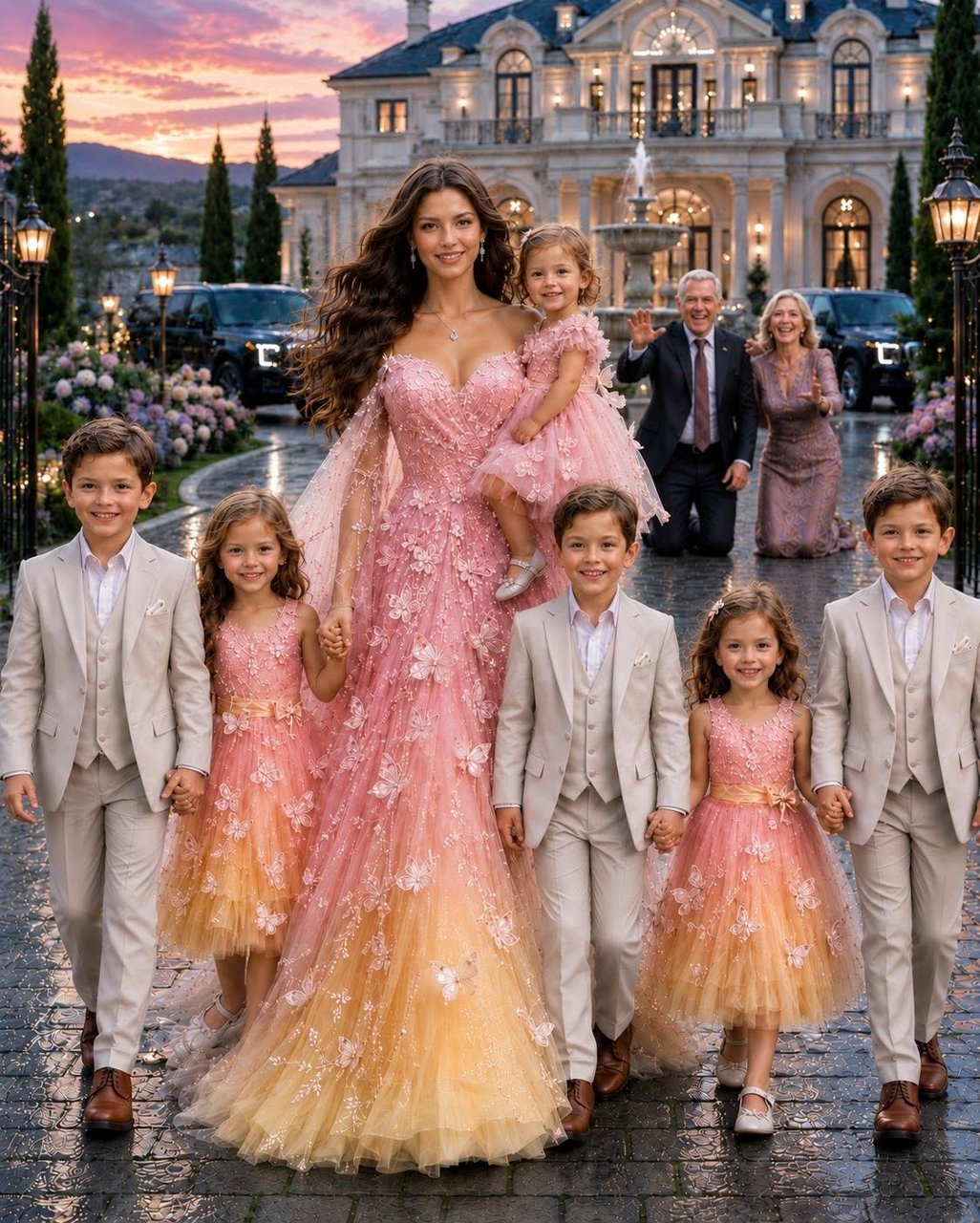 My Father-in-Law Threw Me and My Six Children Into the Rain Just Eight Days After My Husband's Funeral.