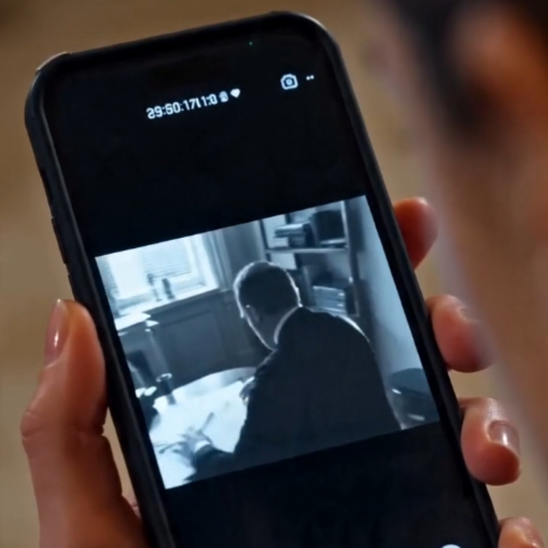 She was slapped for trying to warn him. Then she showed him the video.
