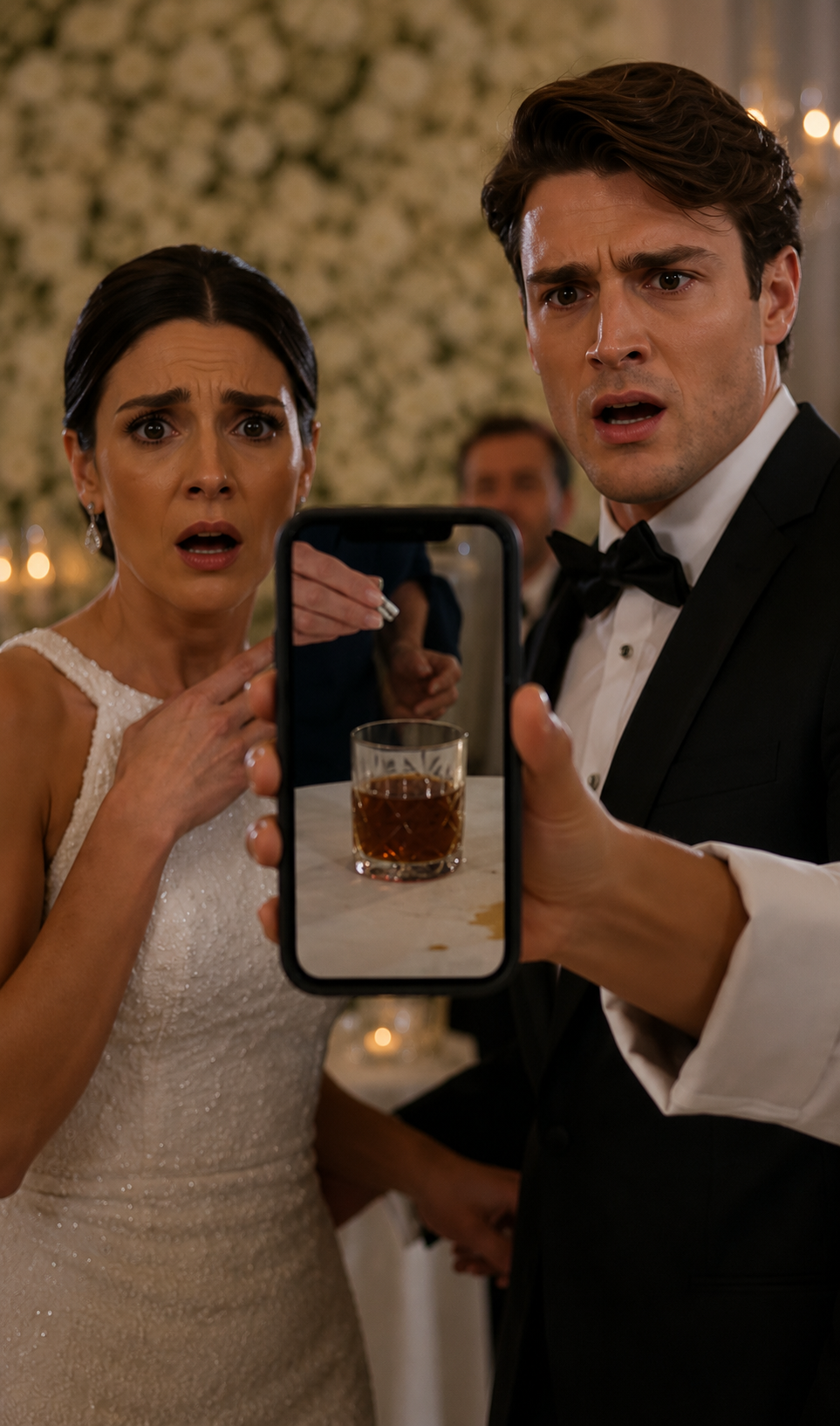 P1-A Maid Slapped The Groom’s Drink At His Wedding… But The Phone Video Revealed Someone Had Tried To Poison Him