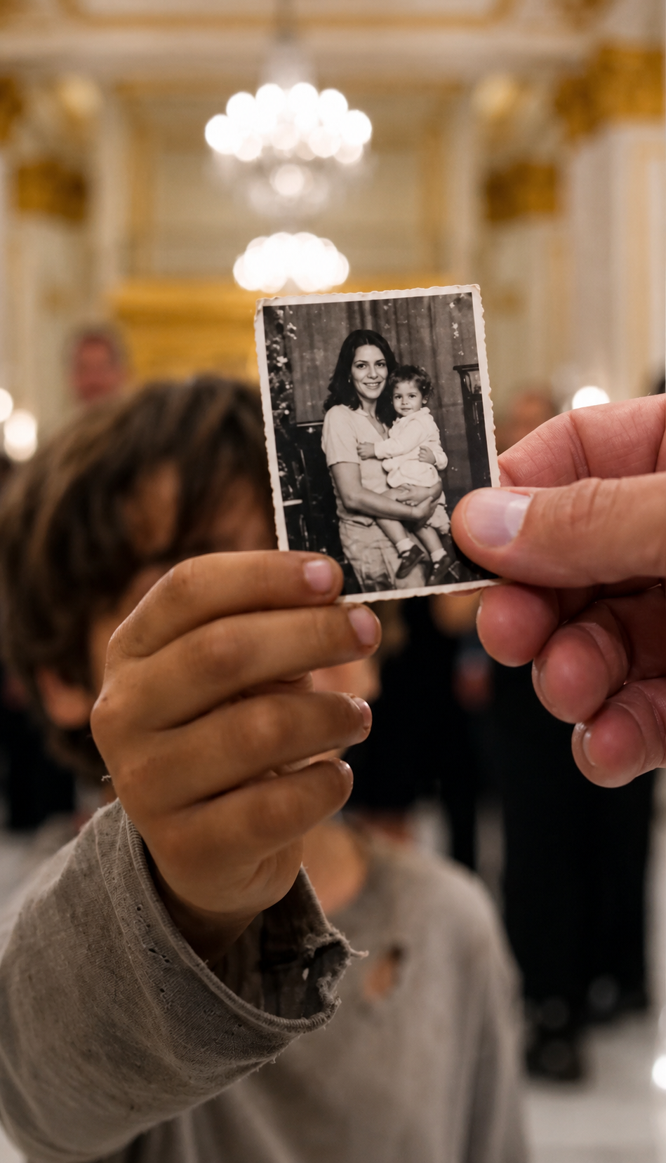 A Poor Boy Ran Into A Luxury Hotel Crying… But The Photo In His Hand Made The Millionaire Whisper, “That Was My First Love”