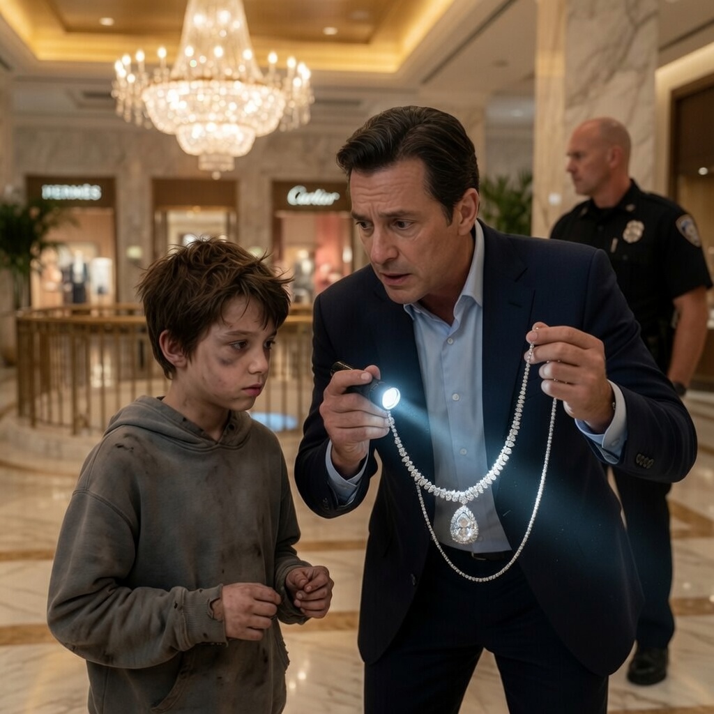 The Boy They Accused of Stealing a Necklace — Until a Million-Dollar Secret Stopped the Entire Jewelry Store