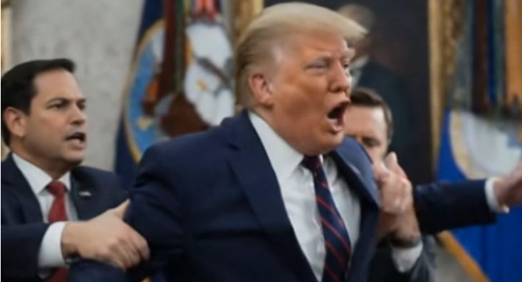 Trump MELTDOWN during Iran briefing got so bad his own aides were forced to remove him from the room!