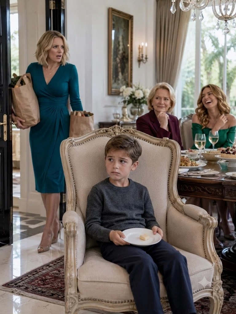 At our country house, my mother-in-law and sister-in-law were devouring fried chicken while my seven-year-old son sat alone in the corner eating a cold potato. “Children who aren’t really family need to learn their place,” they said. I didn’t yell.