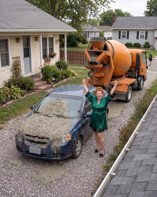 My Neighbor Covered My Car in Concrete for 'Blocking Her Lake View' – Then My 8-Year-Old Daughter Wiped the Smile off Her Face