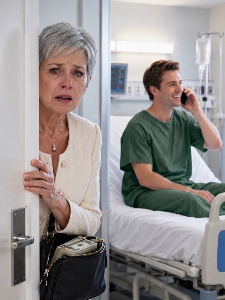 I Won 20 Million Dollars to Save My Sick Son, But Before I Walked Into His Hospital Room, I Heard Him Say Over Speakerphone, “If I Make Her Think I’m Worse, She’ll Give Me Every Last Penny.”